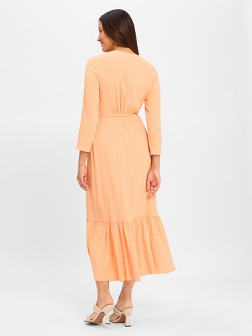 HUGO Dress ' Karilana ' in Orange