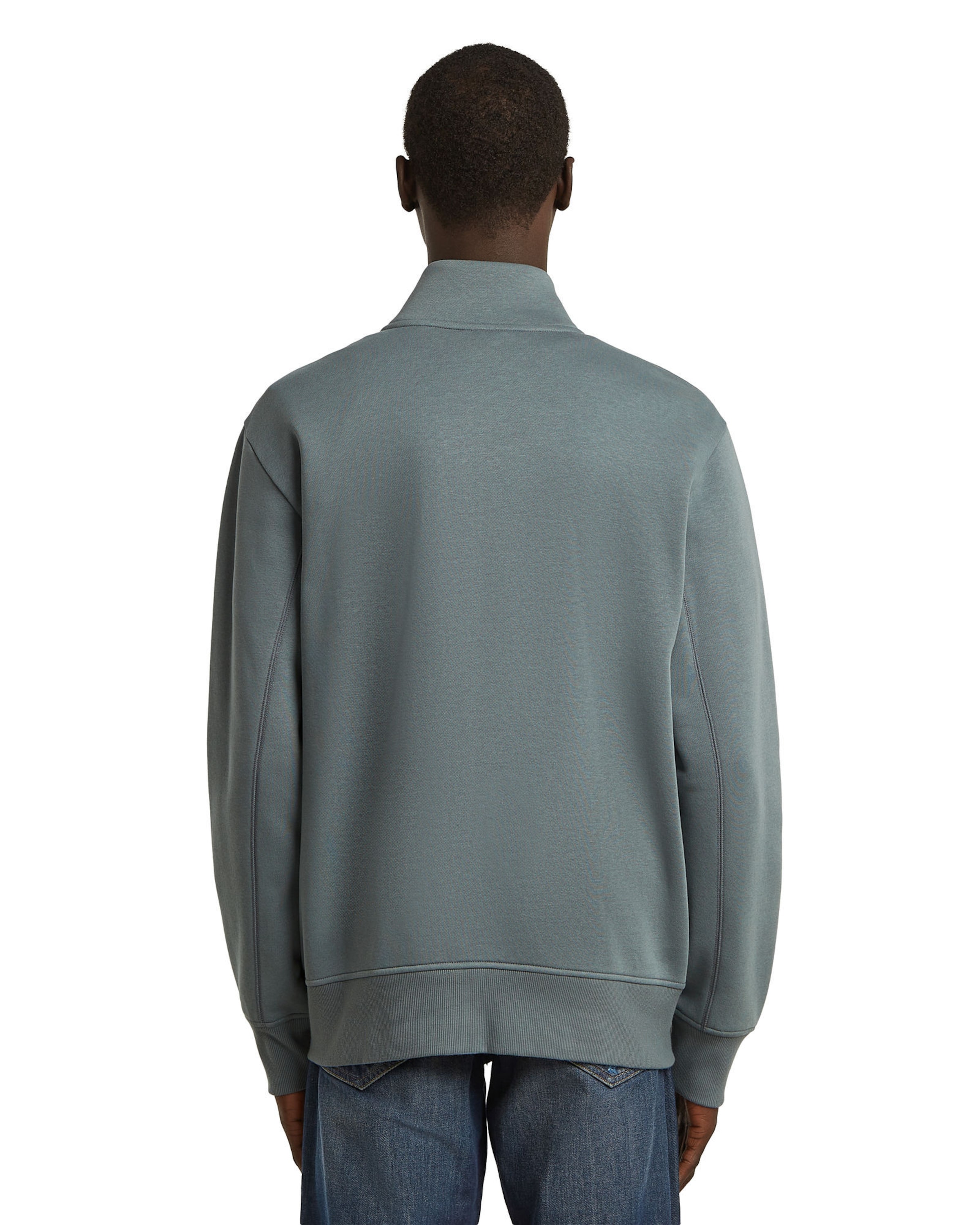 G-STAR Sweat jacket 'Track Jacket' in Grey