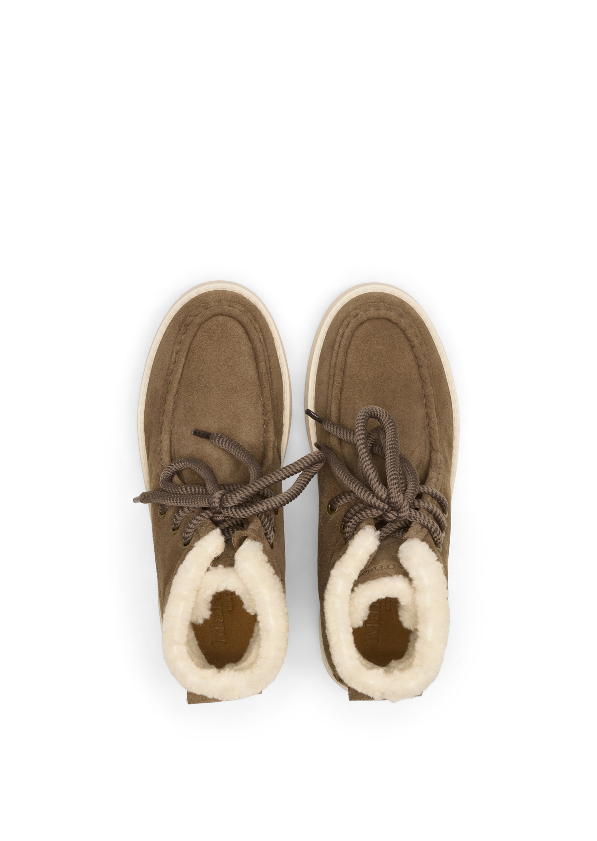 Marc O'Polo Schnürstiefelette 'Pia' in Braun