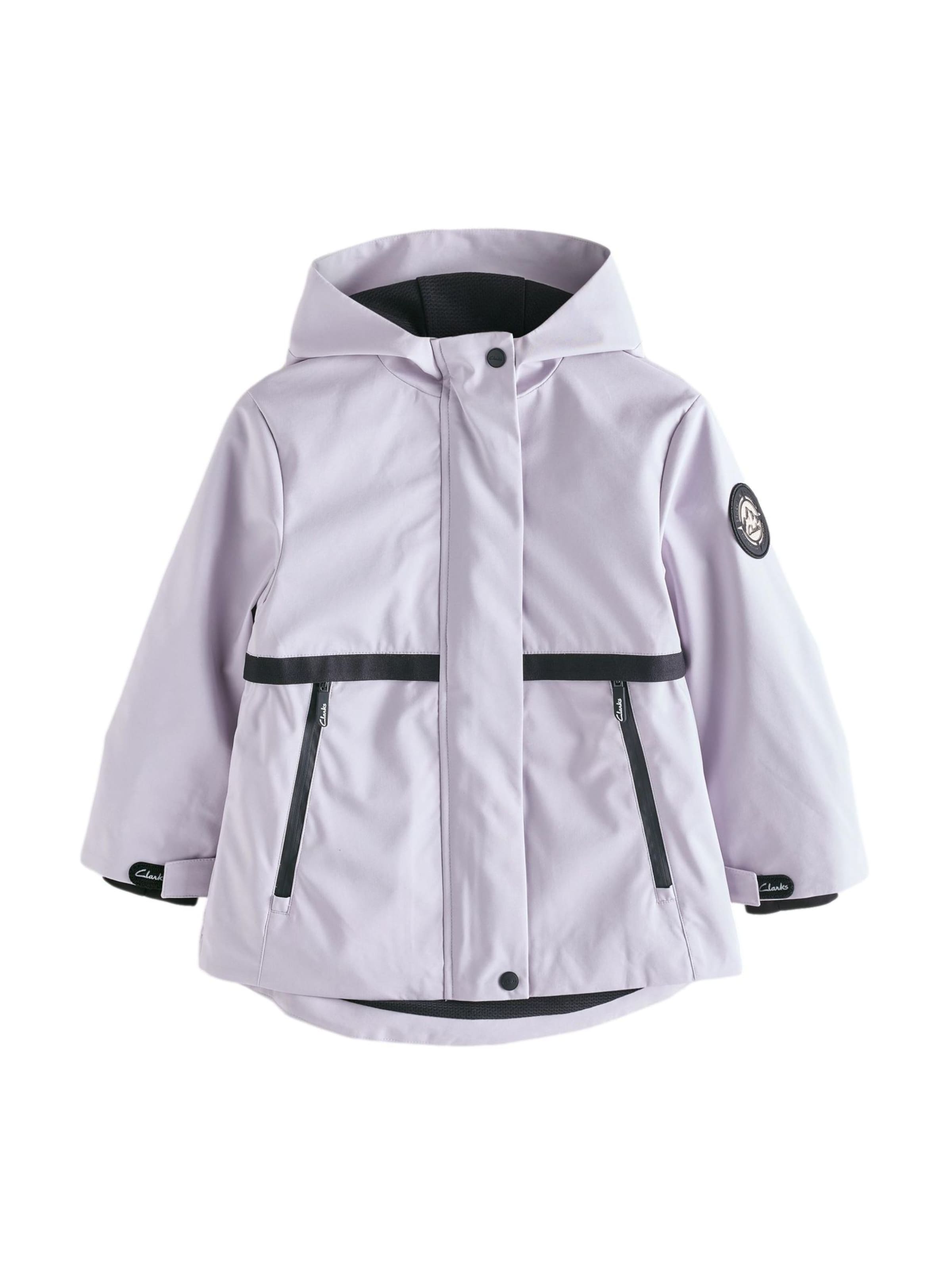 Manteau CLARKS en violet : devant