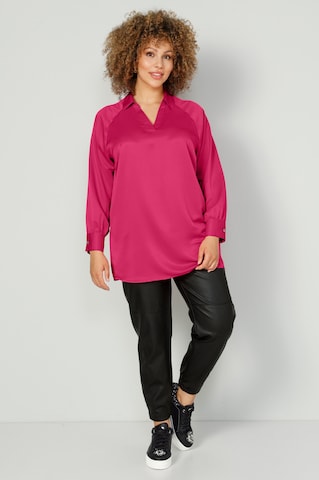 MIAMODA Tunic in Pink: front