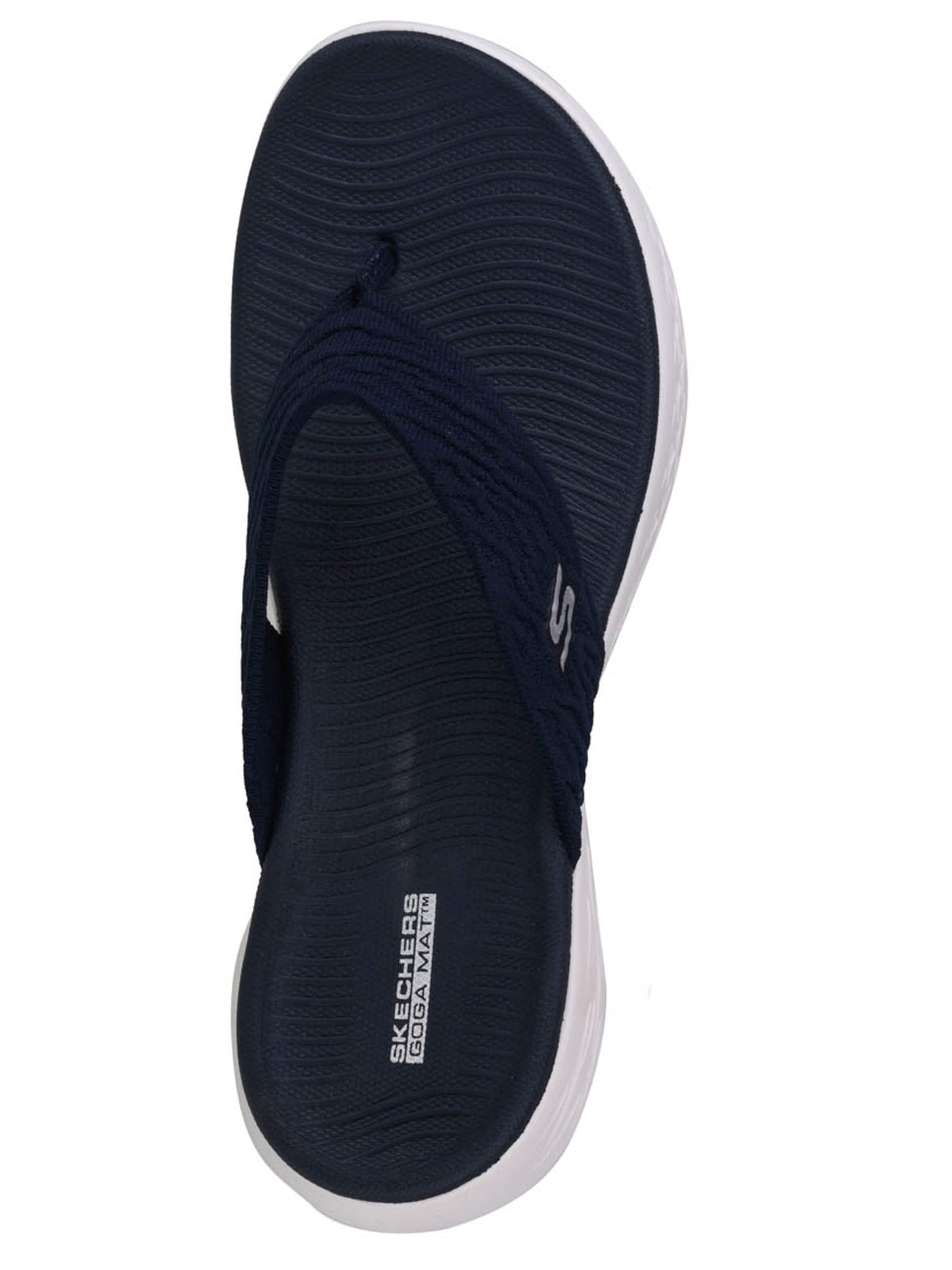 SKECHERS Teenslipper 'Skechers On The Go 600 Sunny' in Blauw
