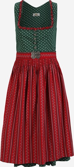 ALMSACH Dirndl in Fir / Red / White, Item view