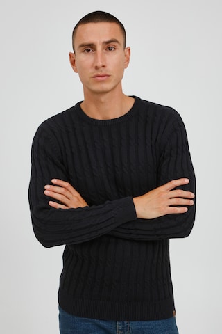 INDICODE JEANS Strickpullover 'PAULETTA' in Schwarz: predná strana