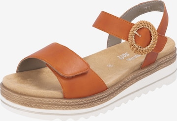 REMONTE Riemensandale in Orange: Vorderseite