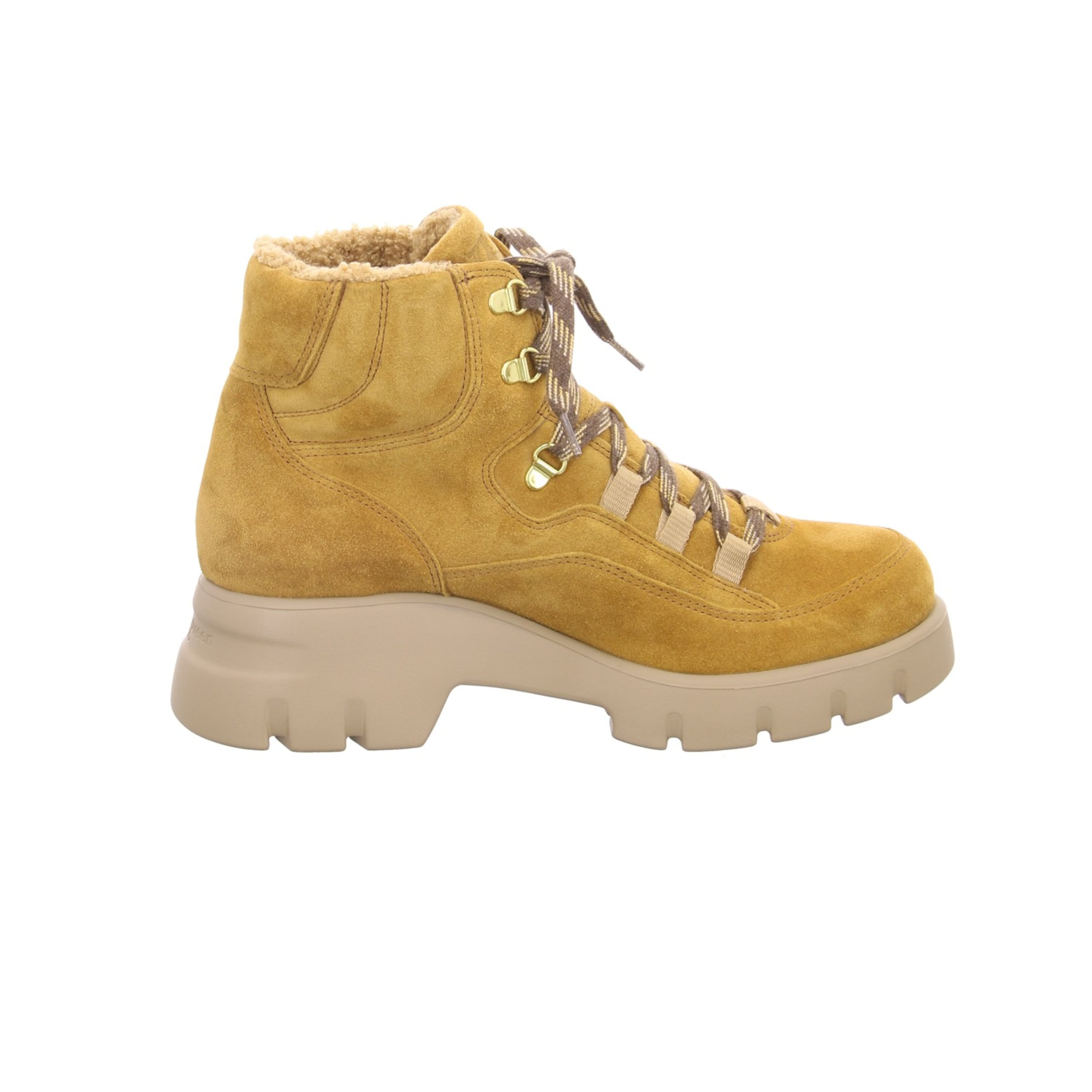 Paul Green Lace-up boot in Yellow