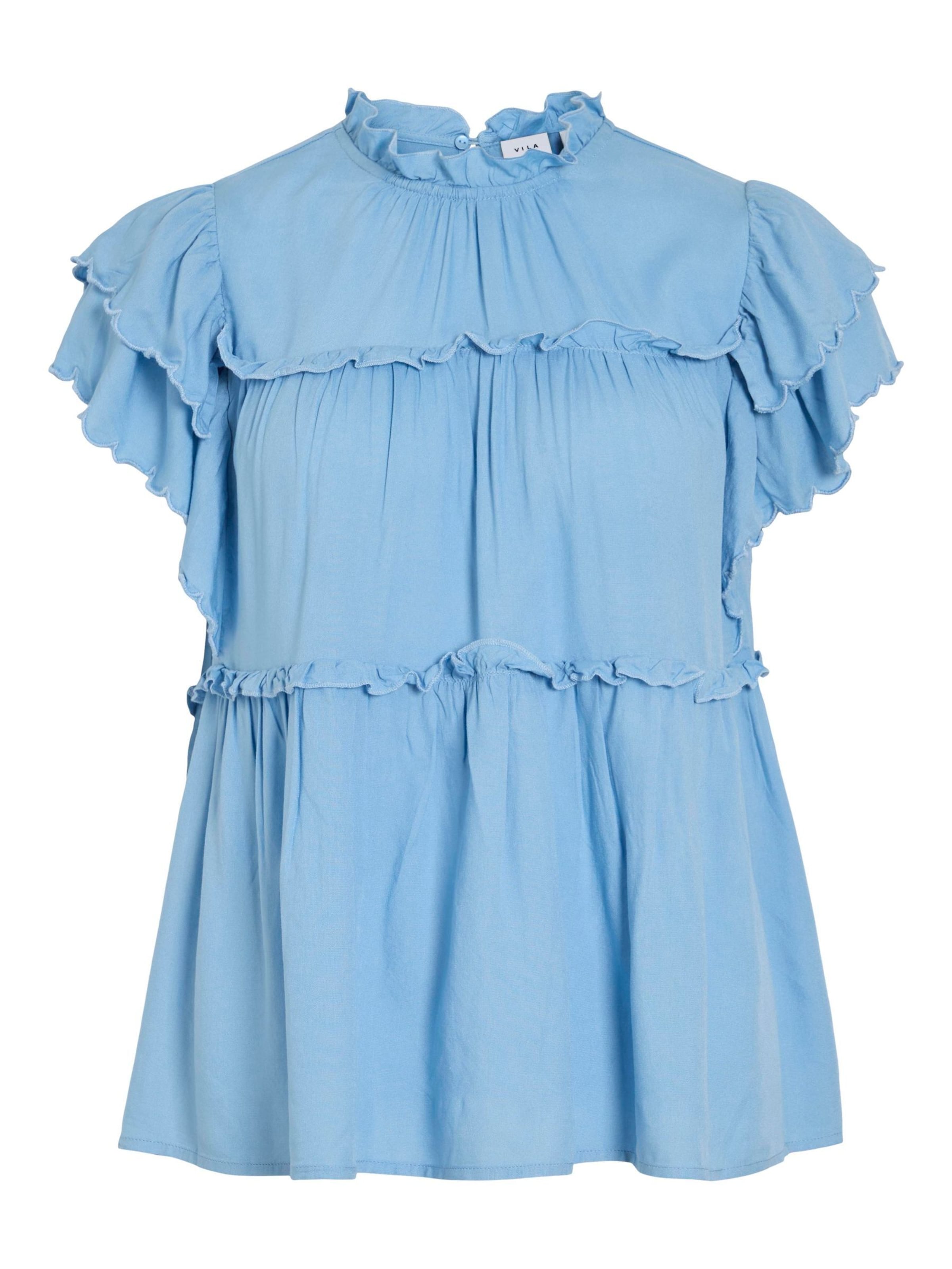 Camicia da donna 'VIPreta' di VILA in blu: frontale