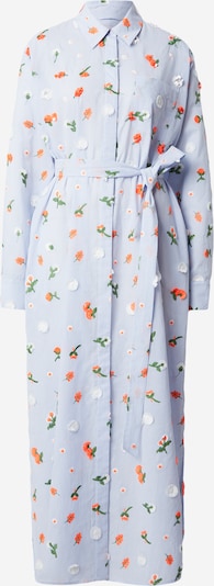 Essentiel Antwerp Mekko 'JAMANNA' värissä vaaleansininen / vihreä / oranssi, Tuotenäkymä