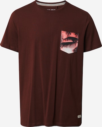 T-Shirt BLEND en marron : devant