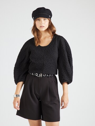 InWear Bluse 'Melly' in Schwarz: Vorderseite