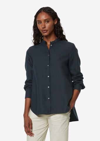 Marc O'Polo Blouse in Blauw: voorkant