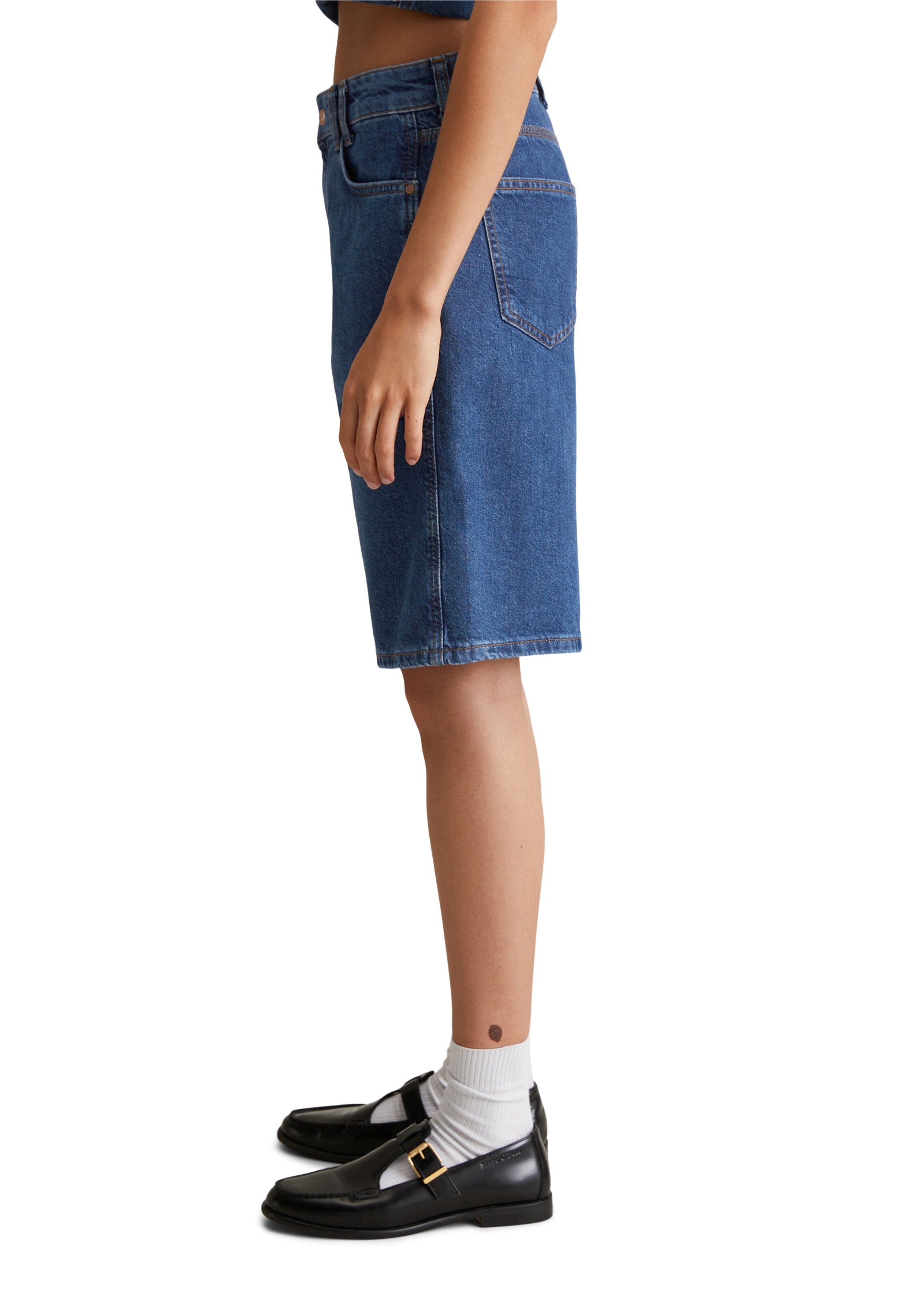 Marc O'Polo DENIM Regular Jeans 'Bermuda Model Jonnda' in Blauw