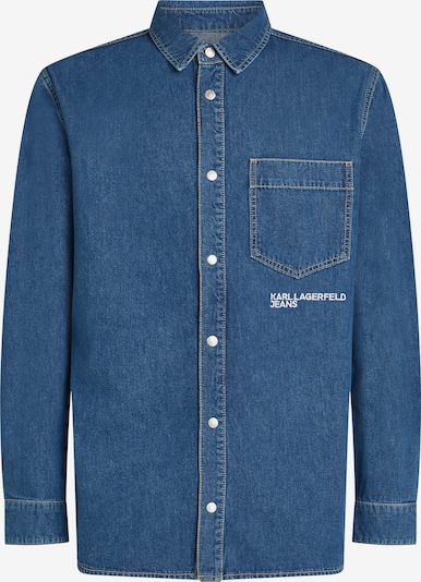 Marškiniai iš KARL LAGERFELD JEANS, spalva – tamsiai (džinso) mėlyna, Prekių apžvalga