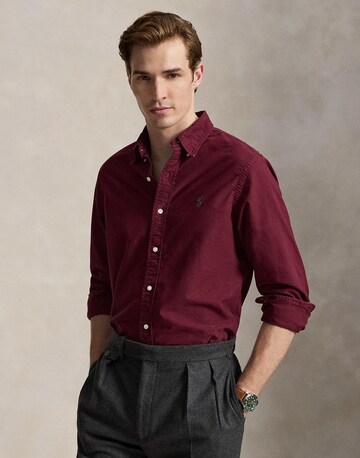 Polo Ralph Lauren Regular Fit Hemd in Rot: Vorderseite