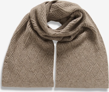 KAFFE CURVE - Chal en beige: frente