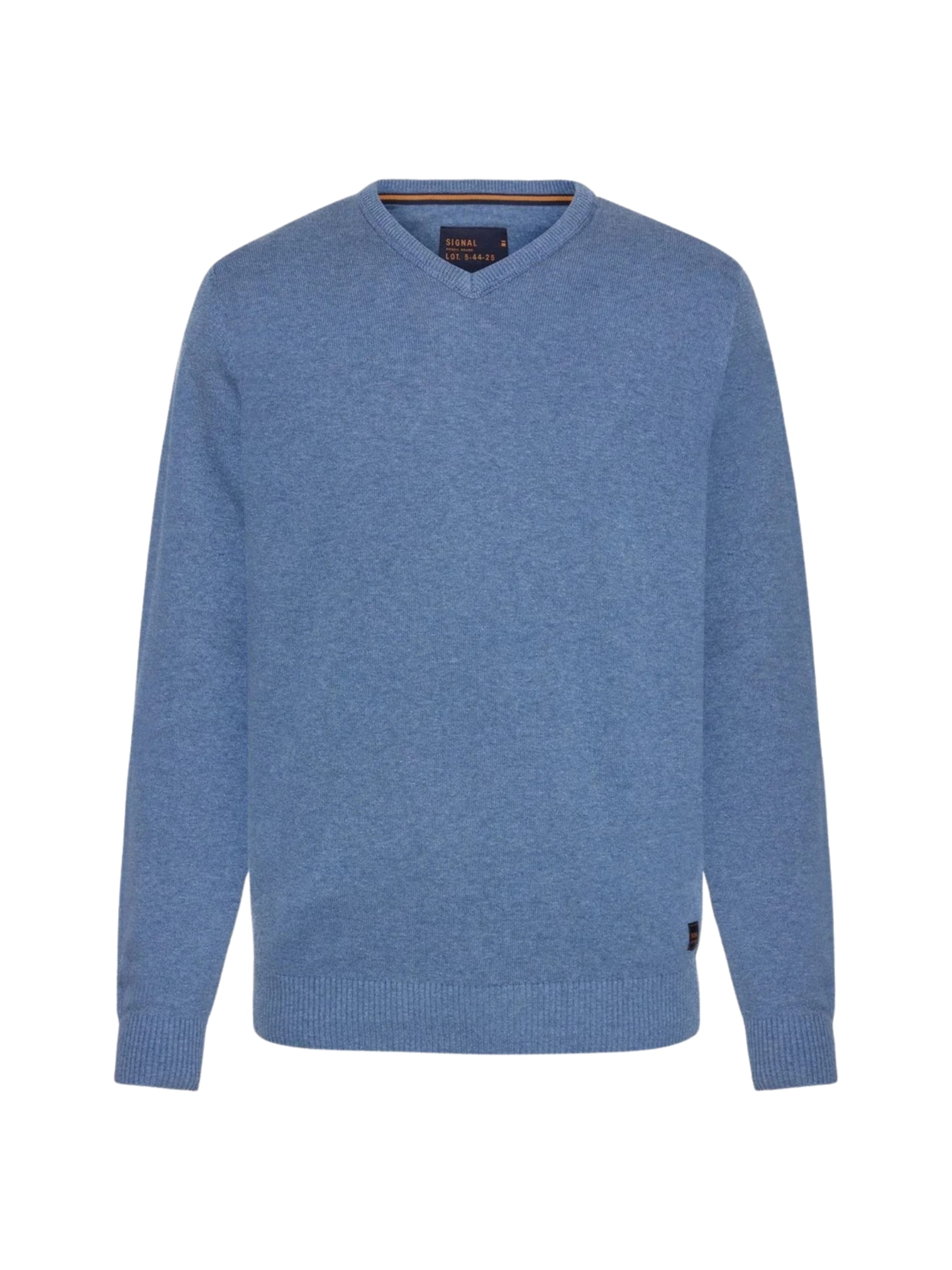 Signal Pullover 'Vern' in Blau: Vorderseite