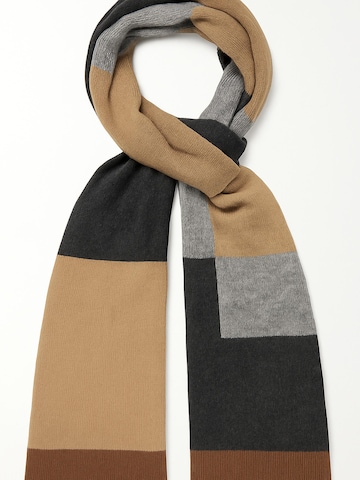 COLLEZIONE ALESSANDRO Scarf 'Marmo' in Brown: front