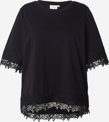 juoda ONLY Carmakoma Marškinėliai 'CARPENNY': priekis