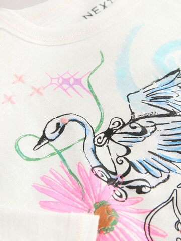 T-Shirt Next en blanc