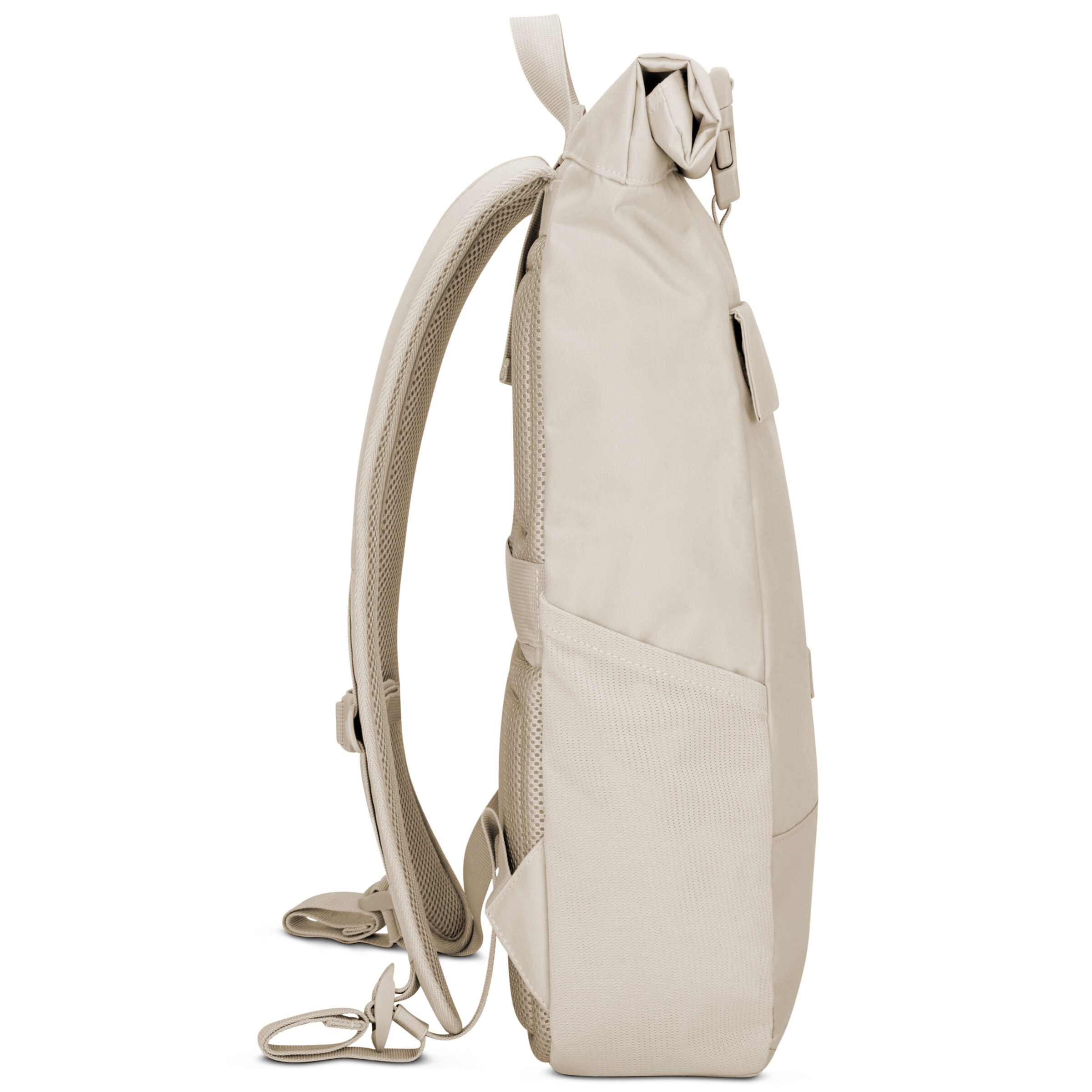 LARKSON Ryggsäck 'No 4' i beige: sida