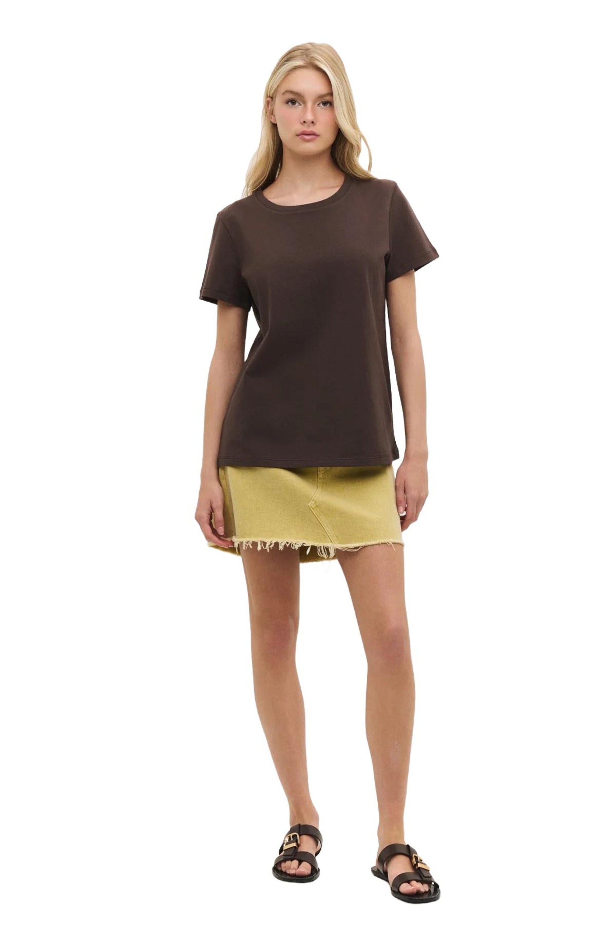 No Matter What Shirt in Brown