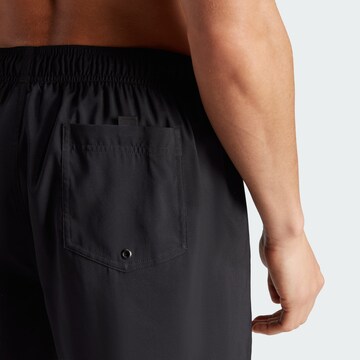 ADIDAS SPORTSWEAR Athletic Swim Trunks 'Big Logo Clx Short' in Black