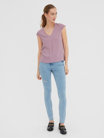 VERO MODA Blouse 'VICA' in Lila