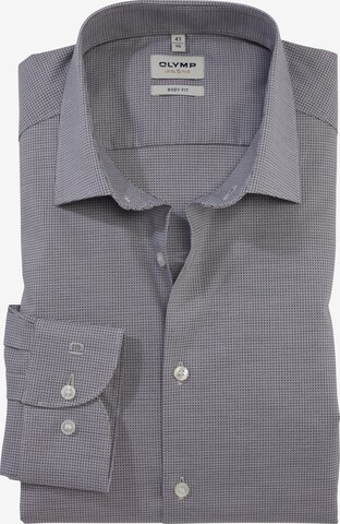 OLYMP Slim fit Business Shirt in Silver: front