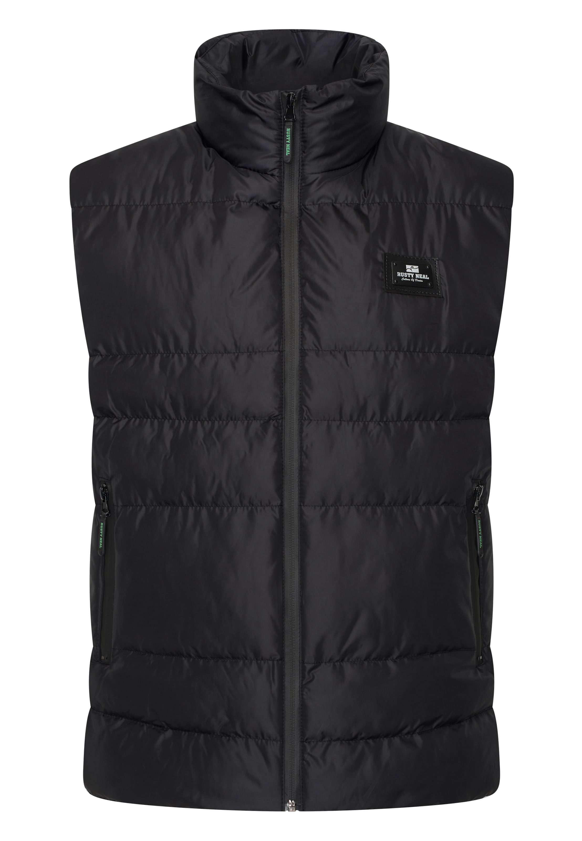 Gilet Rusty Neal en noir : devant