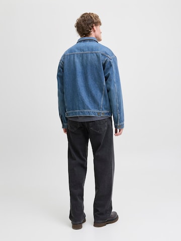 melns JACK & JONES Baggy Džinsi 'JJAlex'
