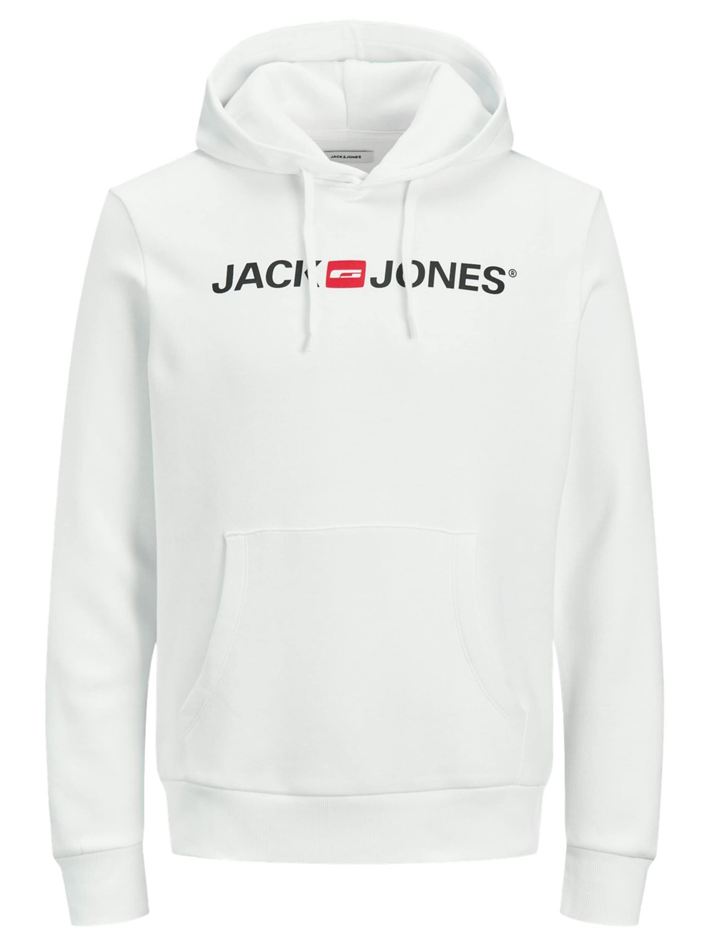 JACK & JONES Dressipluus 'Corp', värv valge: eest vaates