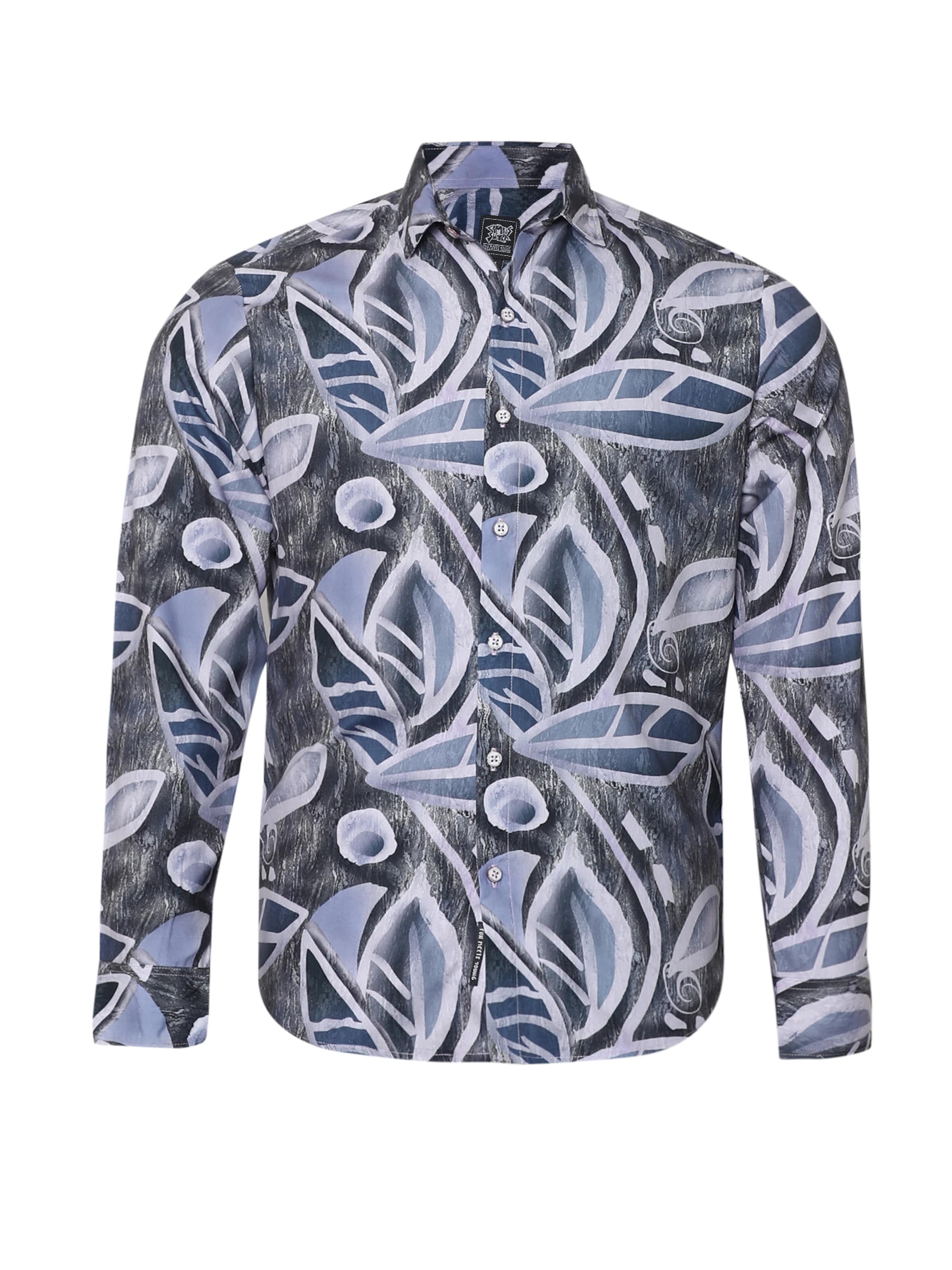 Campus Sutra Regular Fit Hemd 'Johnny' in Mischfarben: Vorderseite