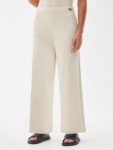 Wide Leg Pantalon 'Anderson' Barbour International en beige : devant