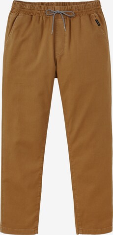 recolution Regular Chino Pants in Brown: front