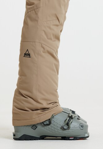 SOS Regular Workout Pants 'Keilberg' in Brown