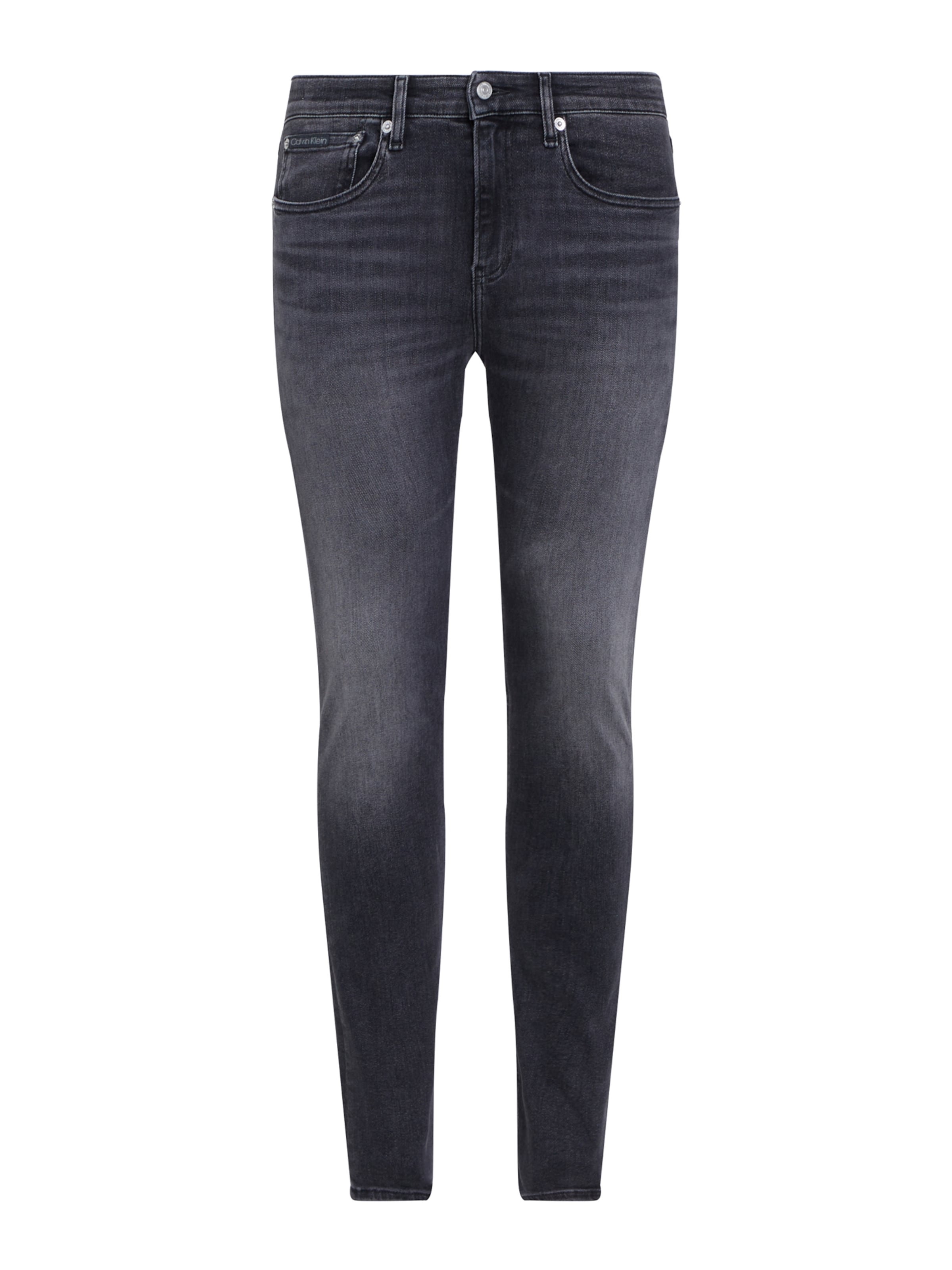 melns Calvin Klein Jeans Piegulošs Džinsi 'SKINNY': no priekšpuses