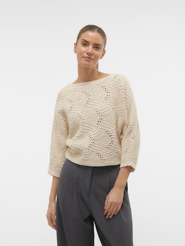 Pulover 'GIGI' de la VERO MODA pe bej: față