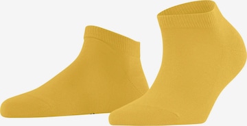 FALKE Ankle Socks 'Family' in Yellow: front