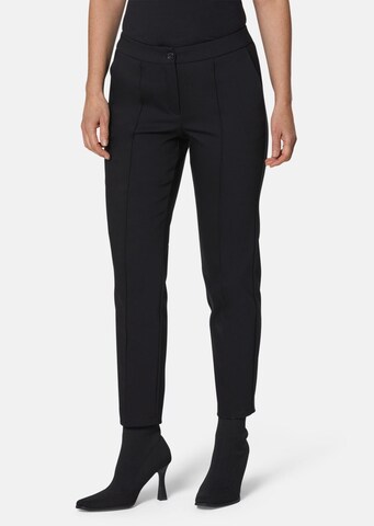 Coupe slim Pantalon Goldner en noir : devant