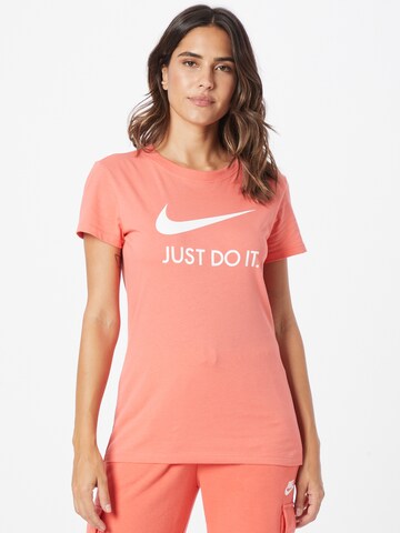 Nike Sportswear Shirt in Orange: front