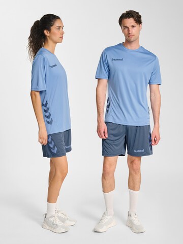 Hummel Trainingspak in Blauw: voorkant