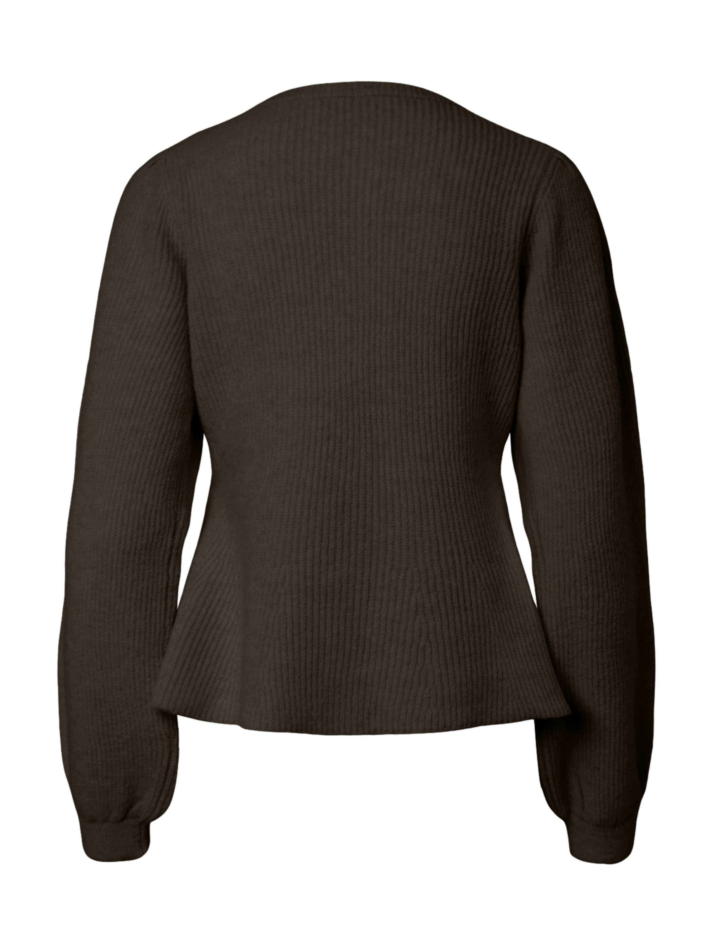 PIECES Kardigán 'PCSILLY' - barna