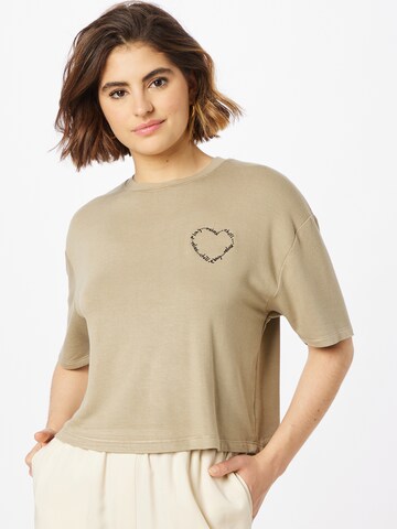 T-shirt River Island en beige : devant