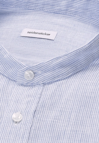 Coupe regular Chemise 'Smart Linen' SEIDENSTICKER en bleu