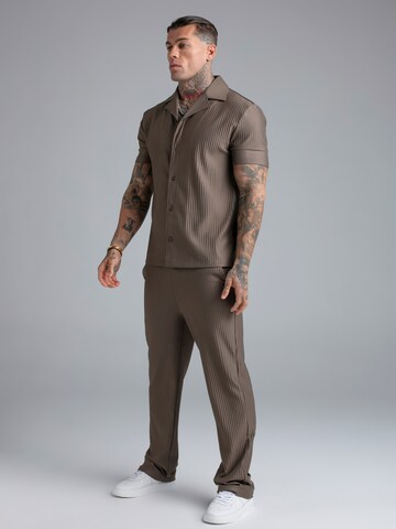 SikSilk Shirt in Brown
