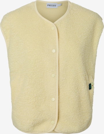 PIECES Vest 'PCKATTY' in Yellow: front