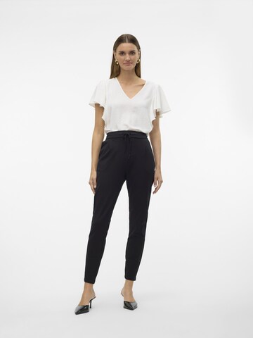 VERO MODA Tapered Hose 'Eva' in Schwarz