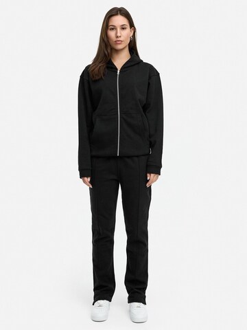 Daily Cotton Sweatjacke 'DCLUGO'‌‌‌‌‌‌‌ in Schwarz