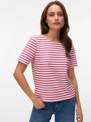 VERO MODA T-Shirt 'VMAbby' in Weiß: Vorderseite