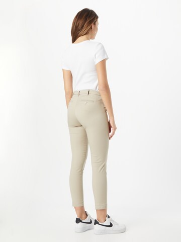 Coupe slim Pantalon à plis Sisley en beige